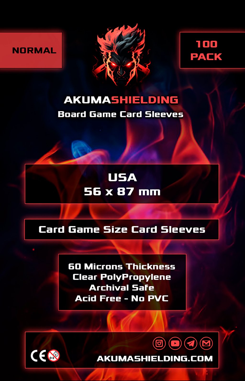 Akuma – Normal – Usa 56x87mm – 60 Microns