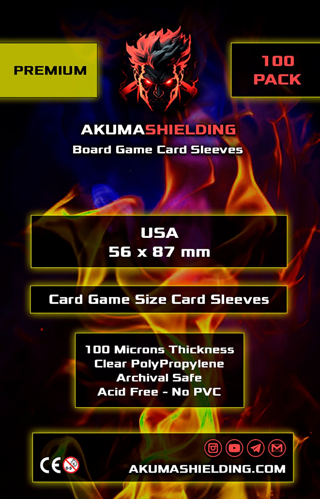Akuma – Premium – Usa 56x87mm – 100 Microns